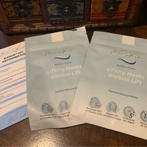 Bloskin chin contouring/lifting Hydrating Masks- 2 NIP